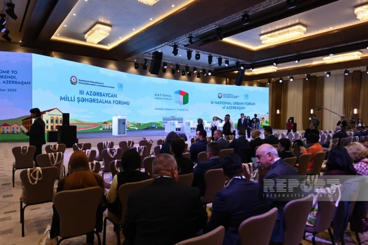 Xankəndidə III Milli Şəhərsalma Forumu işinə başlayıb Xankəndidə III Milli Şəhərsalma Forumu işinə başlayıb
