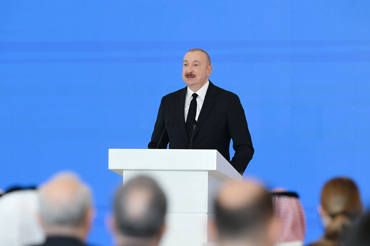 Ильхам Алиев выступил на церемонии открытия ветряной электростанции Хызы-Абшерон