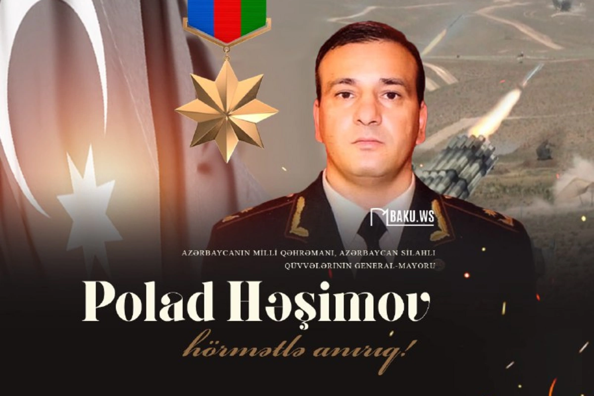 Polad Həşimovun şəhid olmasının ildönümüdür Polad Həşimovun şəhid olmasının ildönümüdür