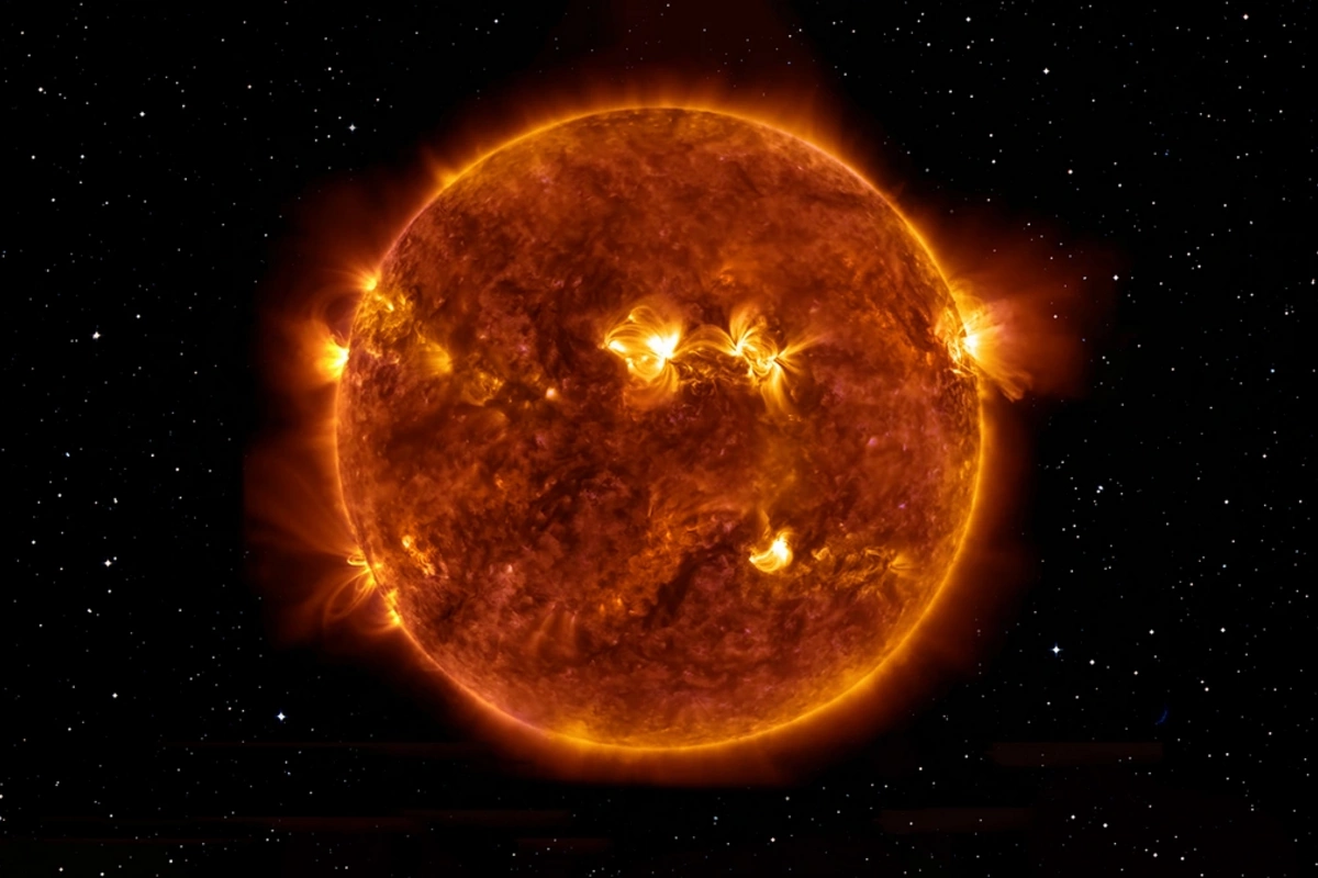 Günəşdə dörd partlayış olub