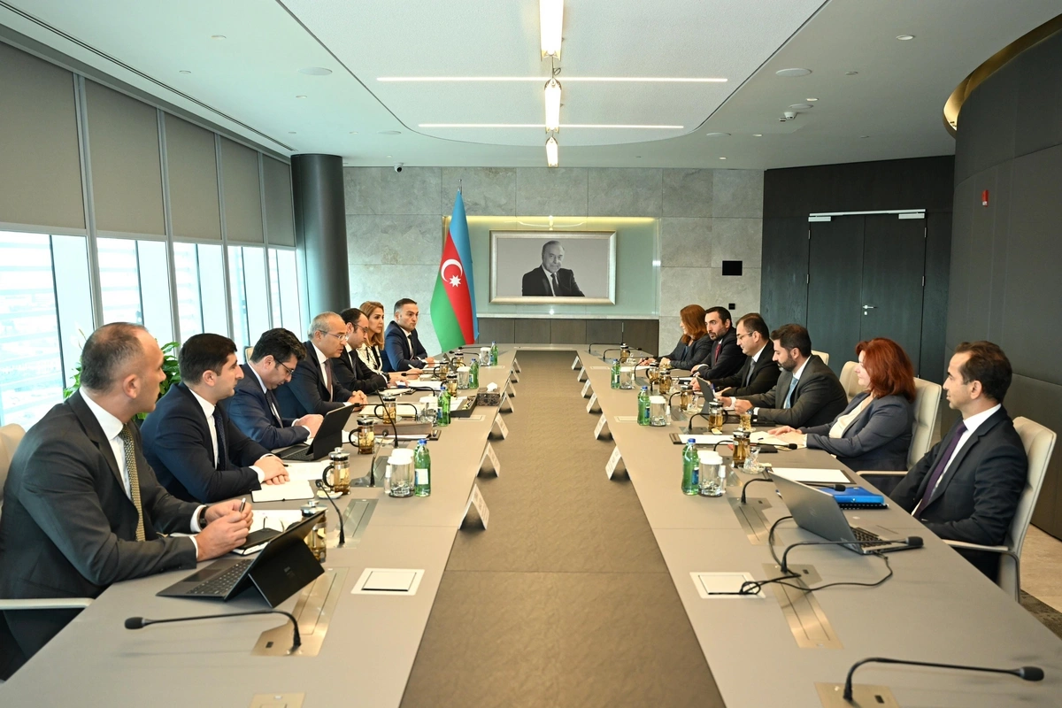 Mikayıl Cabbarov Serhat Köksalın rəhbərlik etdiyi nümayəndə heyəti ilə görüşüb