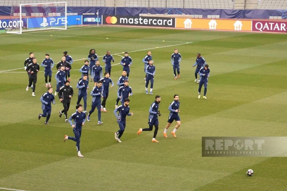 UEFA Çempionlar Liqası: Nyukaslla oyundan öncə Qarabağın açıq məşqi baş tutub