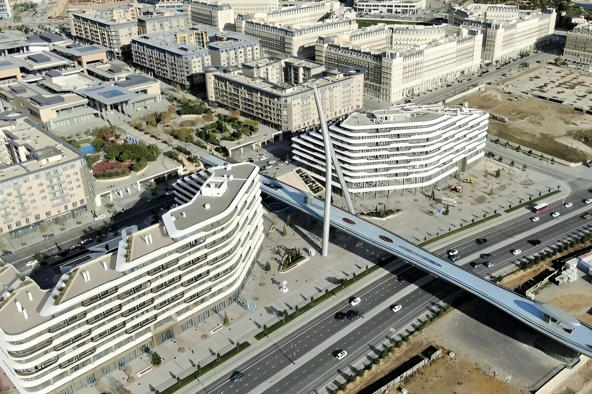 AAYDA: Bakıda unikal piyada körpüsü inşa edilib