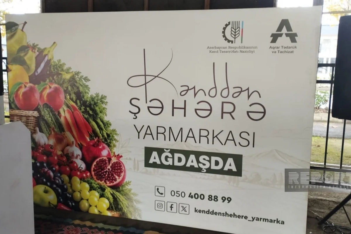 Ağdaşda Kənddən Şəhərə yarmarkası təşkil olunur