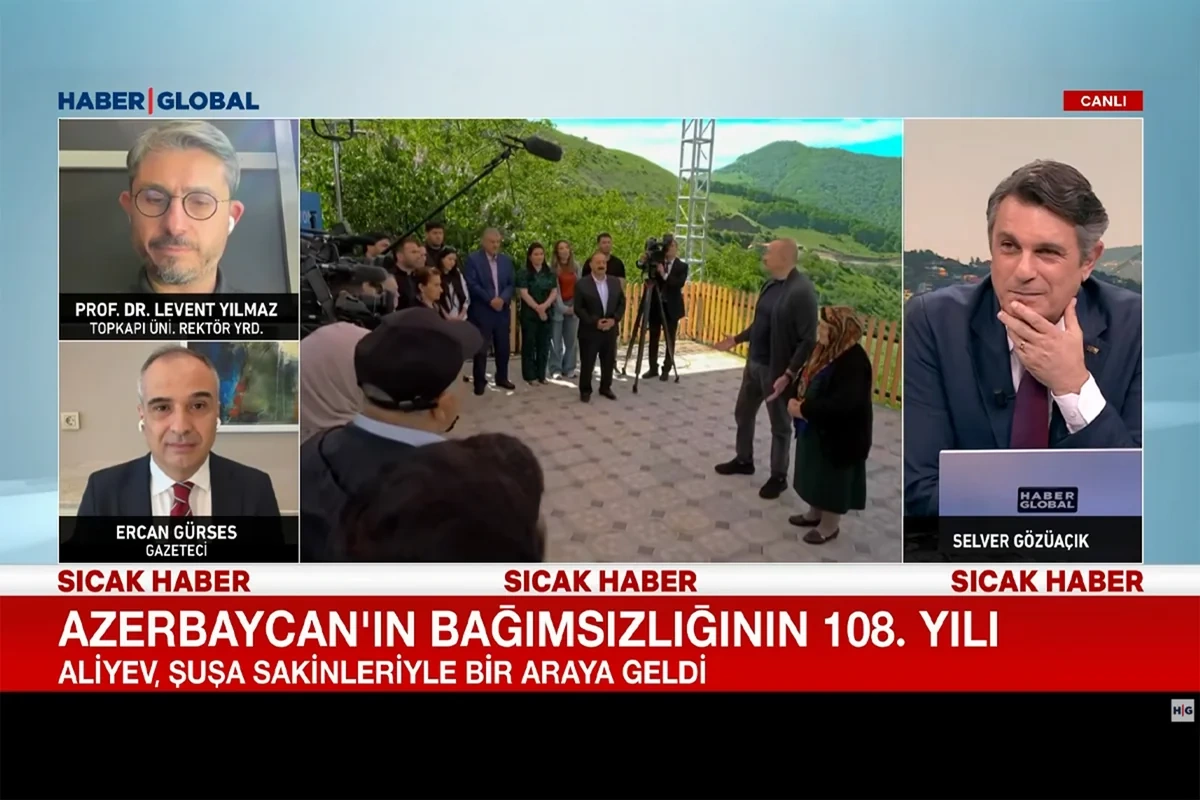 Haber Global covered Ilham Aliyev's trip to Karabakh on Independence Day