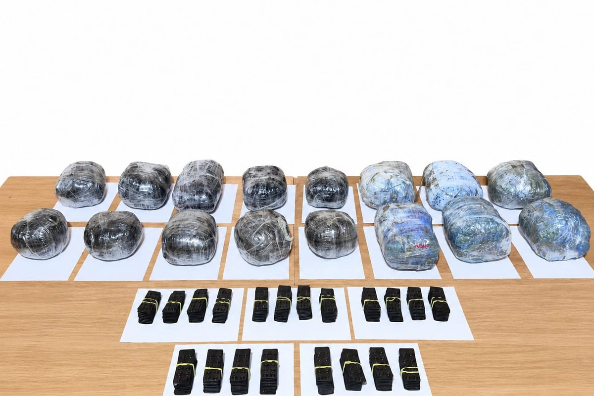 İrandan Azərbaycana 16 kq narkotikin keçirilməsinin qarşısı alınıb