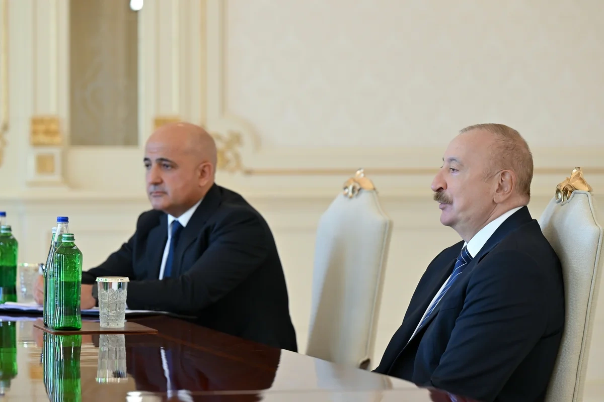 Ilham Aliyev received the Chief Executive Officer of Brookfield Asset Management