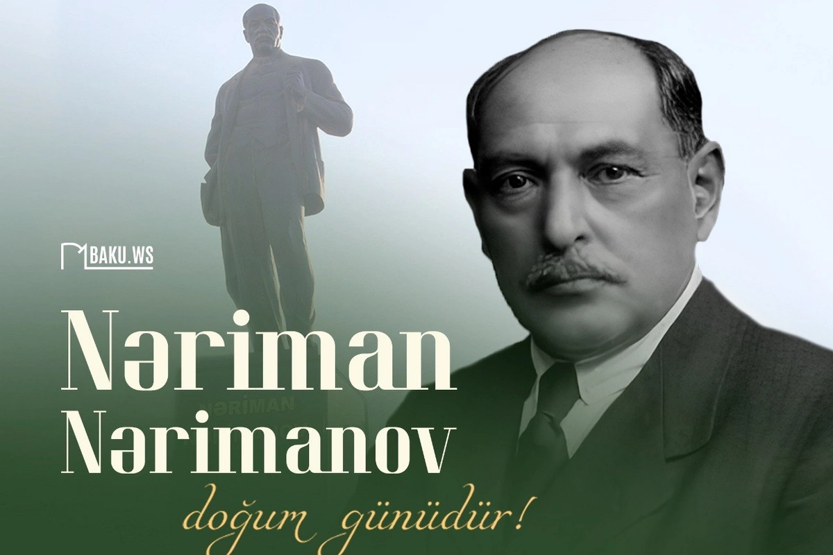 Nəriman Nərimanovun anadan olmasının 156 illiyi tamam olur