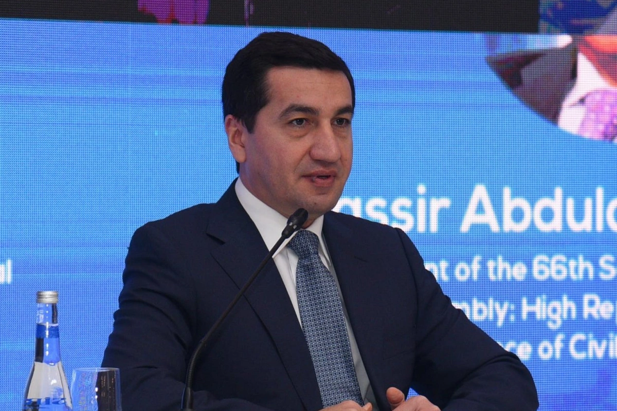 Hikmet Hajiyev shared another publication about the Zangezur corridor