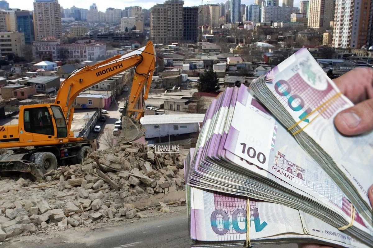 Bakıda söküntülər BAŞLADI: Kompensasiya sakinləri qane etmir