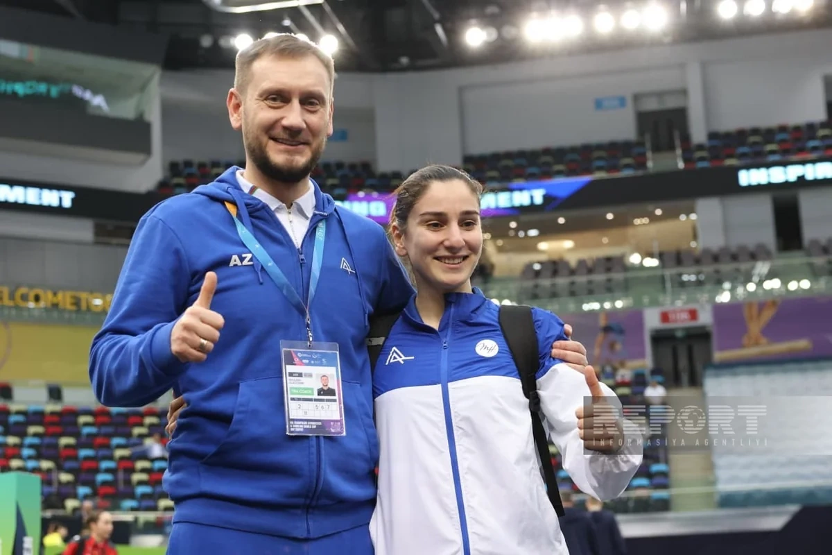 Azərbaycan gimnastı Dünya Kubokunda gümüş medal qazanıb