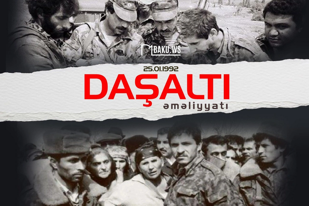 Daşaltı əməliyyatından 34 il keçir