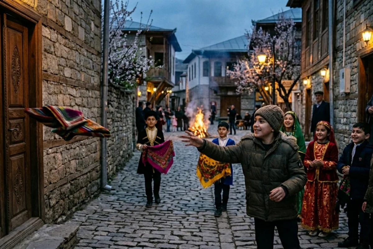 Lahıcın fərqli Novruz ənənəsi: Niyə papaq deyil, dəsmal atılırdı?