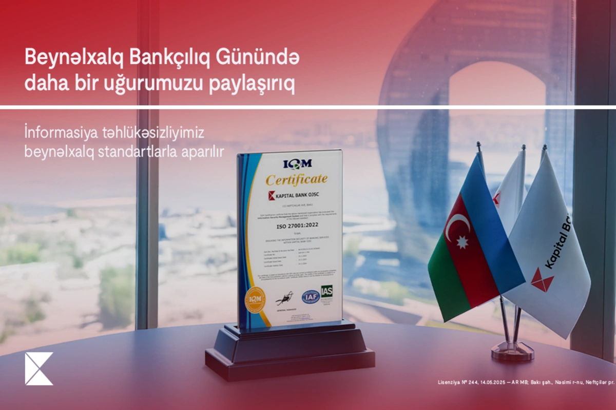 Kapital Bank-dan Beynəlxalq Bankçılıq Günündə daha bir uğur