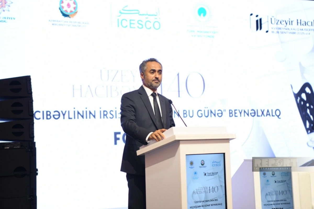 ISESCO rəsmisi: Üzeyir Hacıbəyli Festivalı musiqinin nəfəs aldığı qlobal platformadır