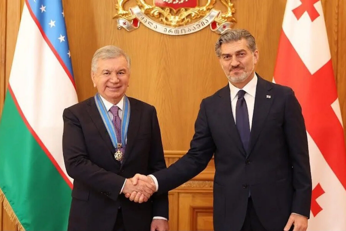Şavkat Mirziyoyev Gürcüstanın Qızıl yun ordeninə layiq görülüb