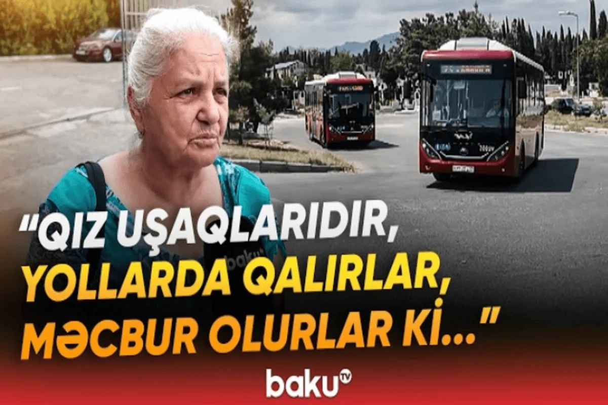 Göygöldə sakinlər avtobus problemindən beziblər: Hər gün taksiyə pul veririk
