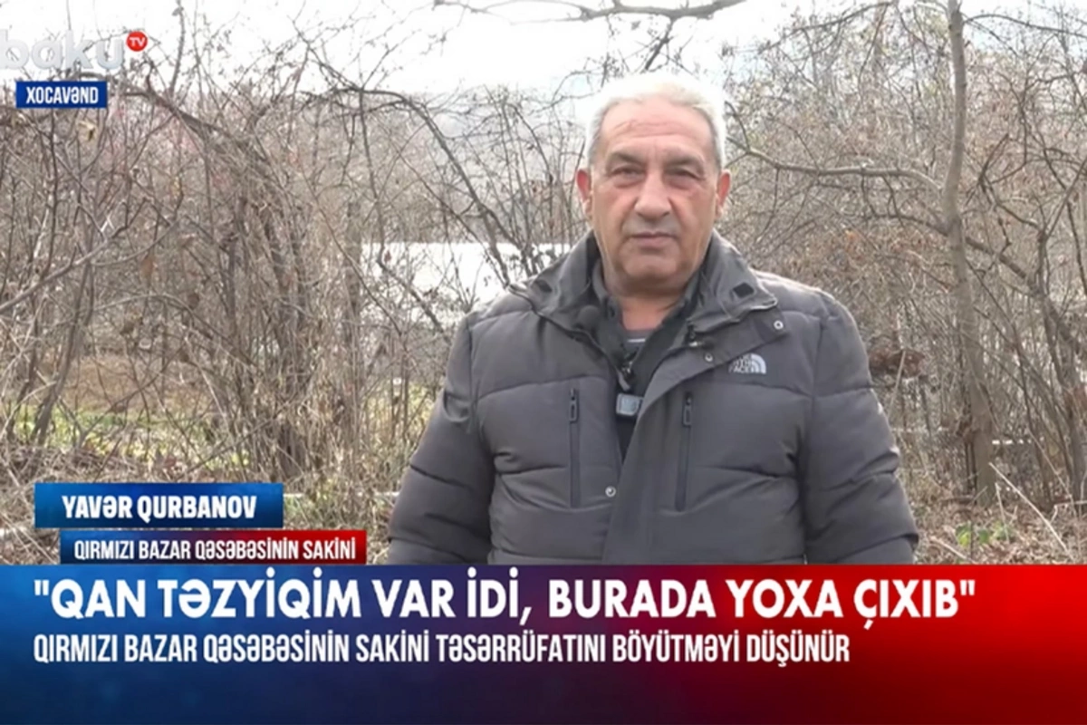 Qırmızı Bazar sakini: Çox gözəl havası var, qan təzyiqim də yoxa çıxıb