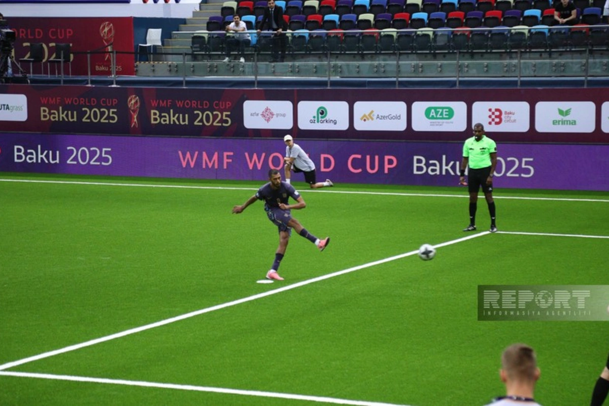Bakıda keçirilən minifutbol üzrə dünya çempionatında ilk 1/4 finalçı bəlli olub Bakıda keçirilən minifutbol üzrə dünya çempionatında ilk 1/4 finalçı bəlli olub