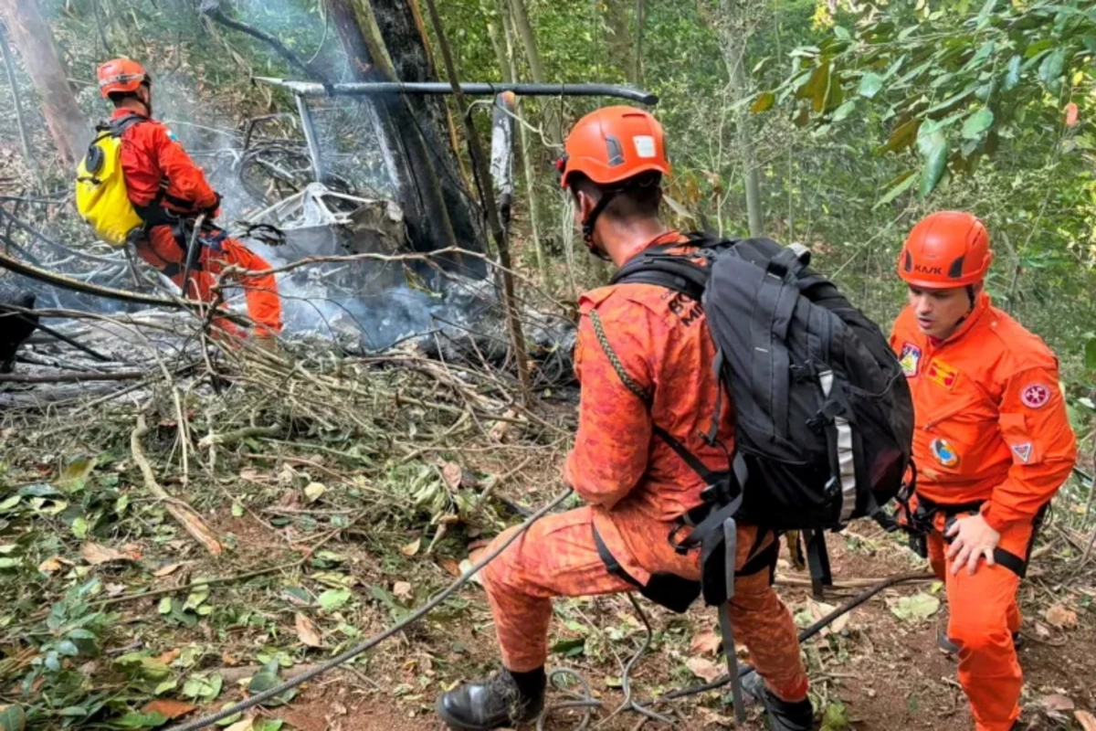 Braziliyada helikopter qəzası: 4 nəfər həyatını itirib