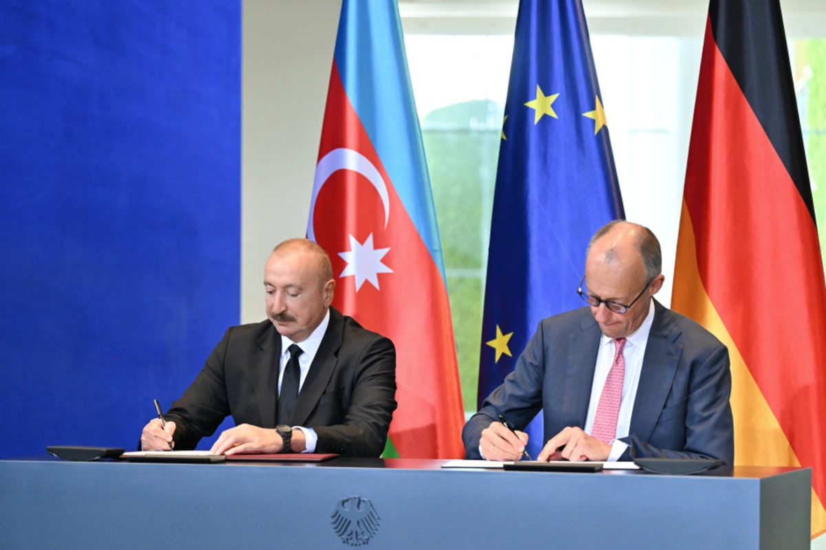 Azərbaycan və Almaniya arasında strateji tərəfdaşlıq üzrə Birgə Bəyannamə imzalanıb