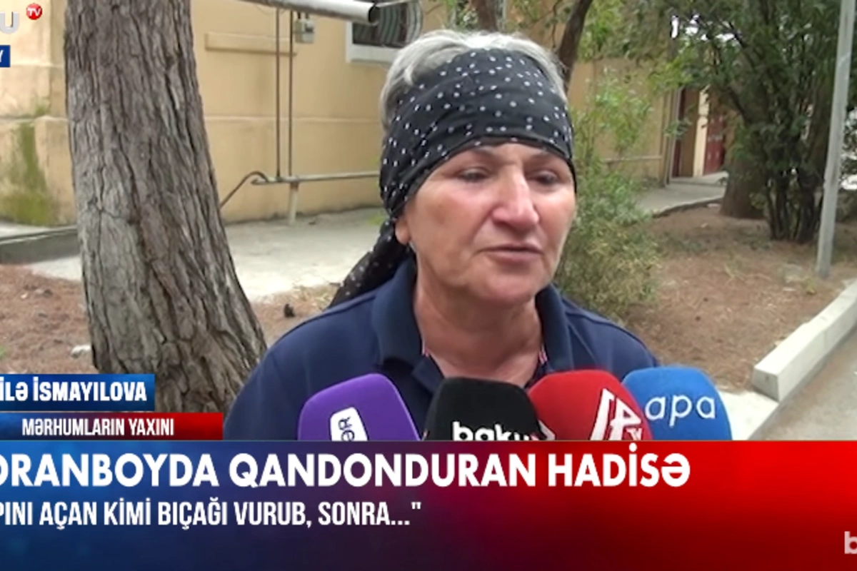 Goranboyda iki nəfərin qətlinin ŞOK TƏFƏRRÜATI: Səsə yuxudan ayılan bacımın boğazını kəsib