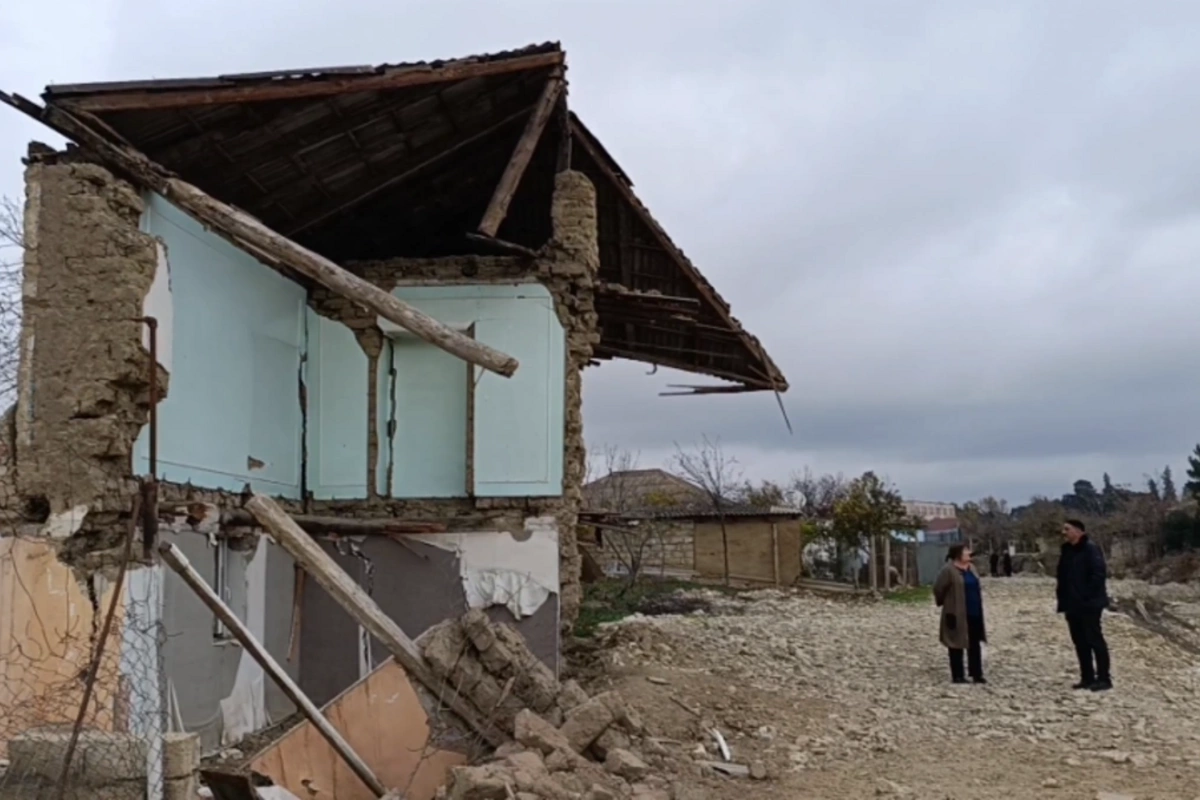 Şabranda sürüşmə fəallaşıb, evlər təhlükə altındadır