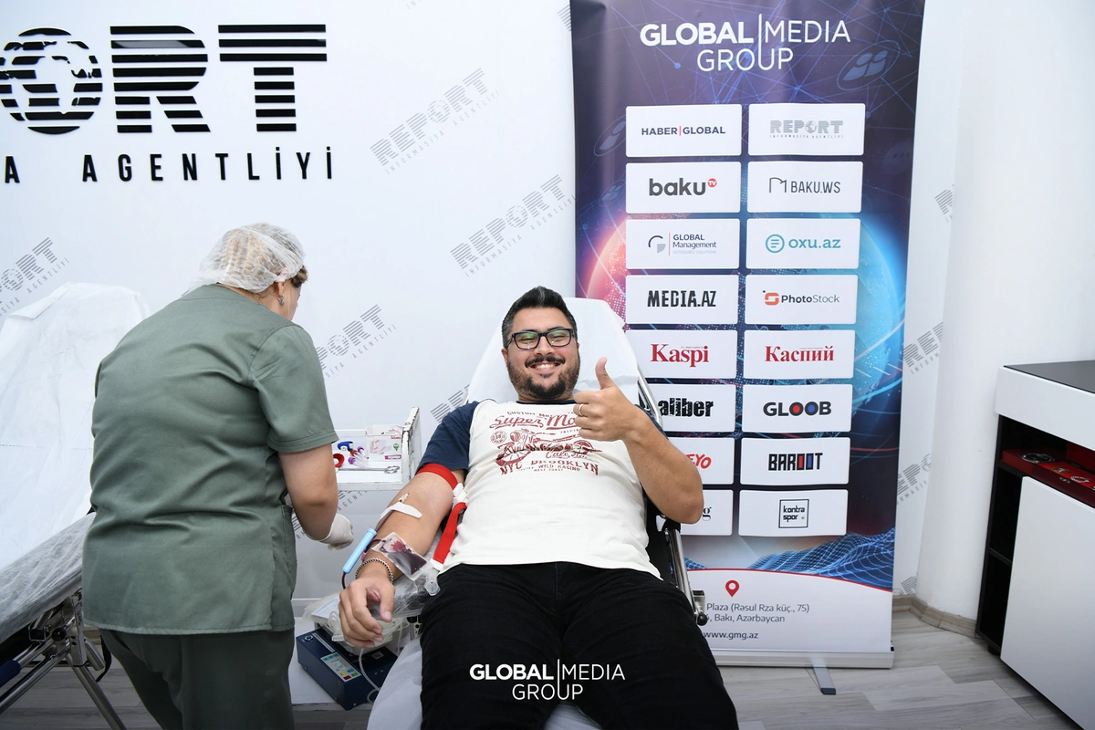 Global Media Group növbəti dəfə Talassemiyasız həyat naminə könüllü qanvermə aksiyasına qoşulub