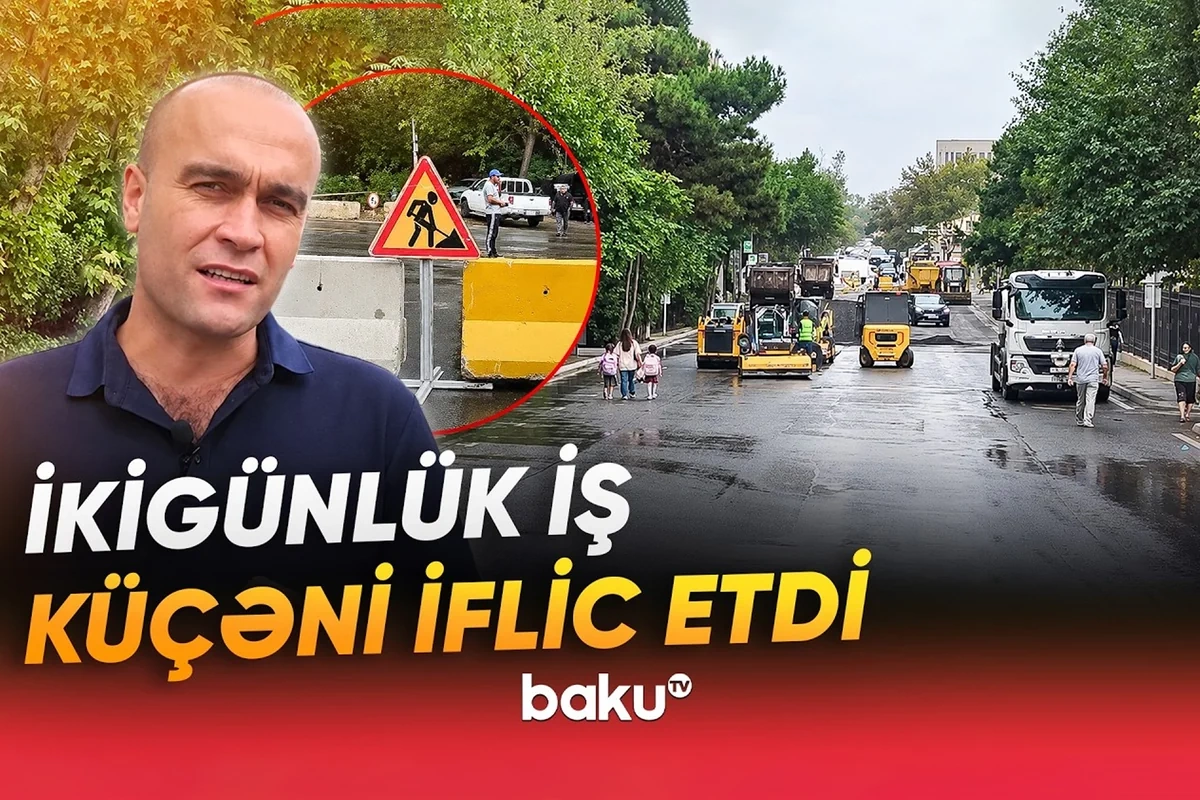 Bakıda yol təmiri sürücüləri çətin vəziyyətə saldı: Niyə yayda yox, indi?