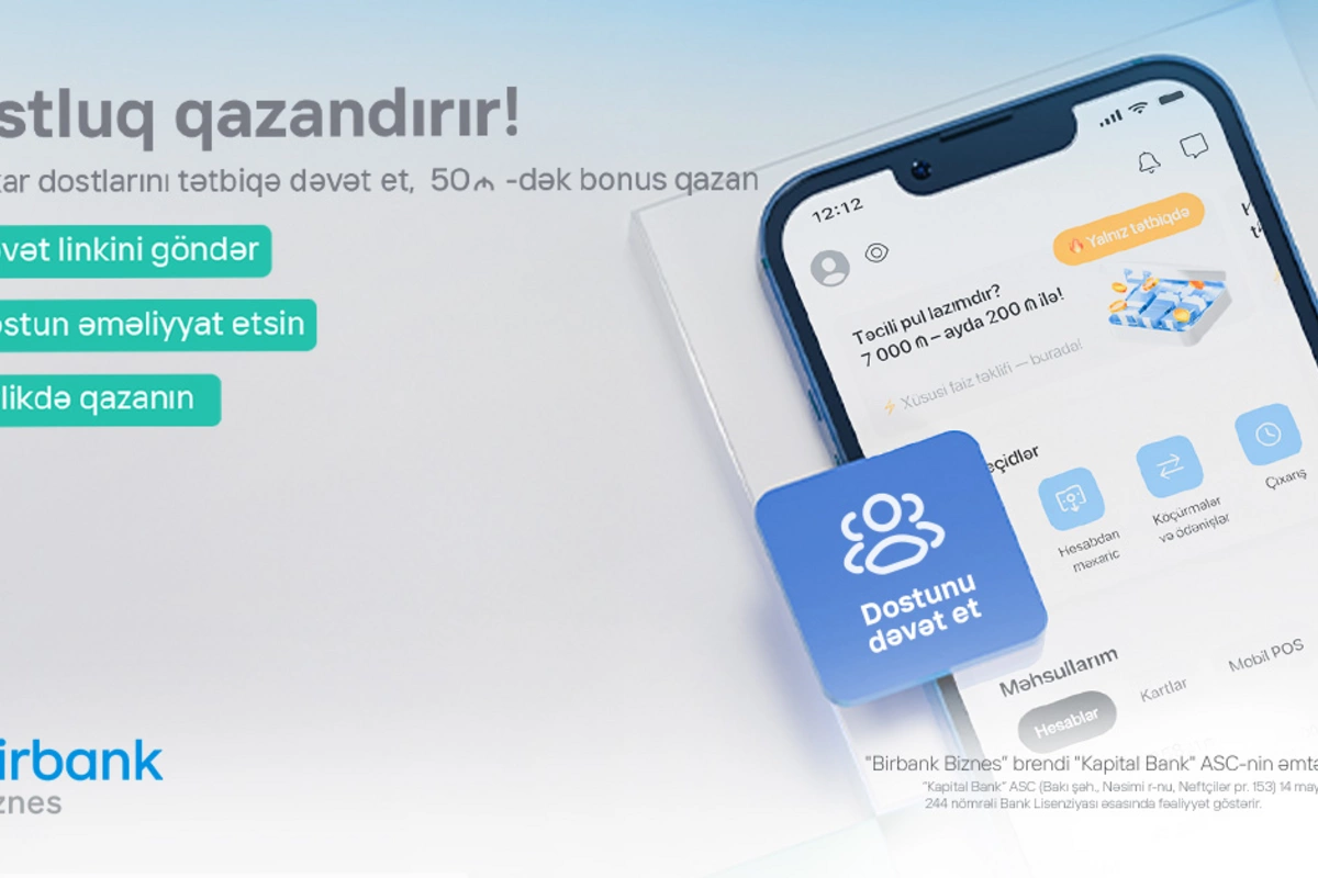 Birbank Biznes-də dostluq qazandırır