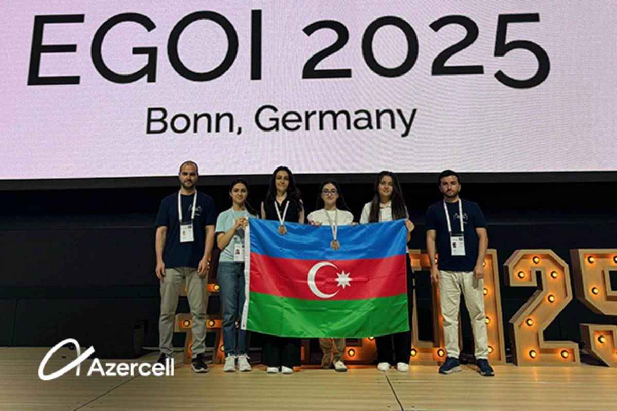 Azercell-in dəstəklədiyi milli komanda Avropa Qızlar İnformatika Olimpiadasında uğur qazanıb Azercell-in dəstəklədiyi milli komanda Avropa Qızlar İnformatika Olimpiadasında uğur qazanıb