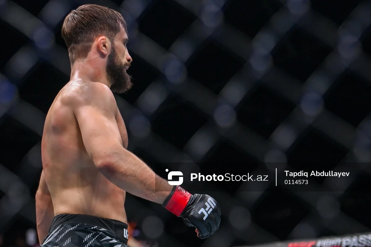 UFC Fight Night Baku: Nazim Sadıxov ilk raundda nokaut oldu