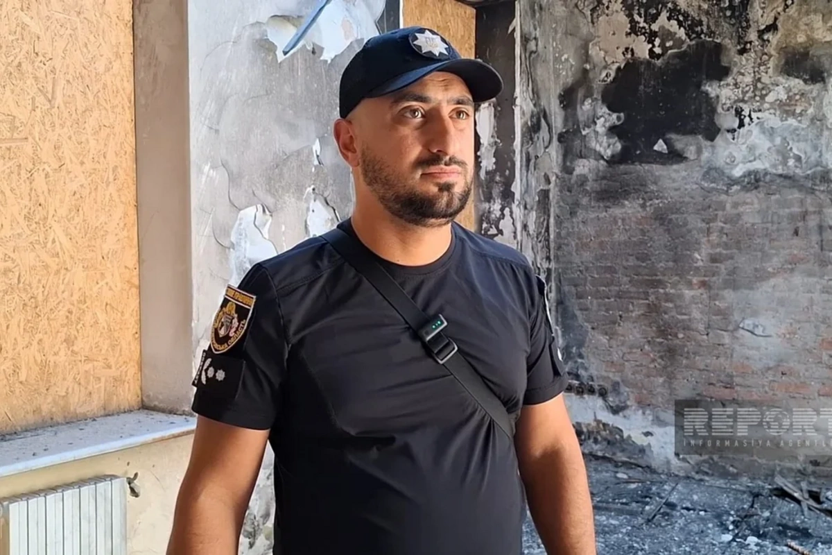 Pavloqradın azərbaycanlı polis rəisinin iş otağı dronla vurulub