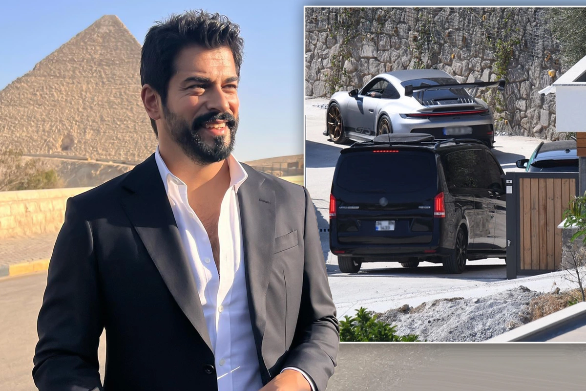 Burak Özçivit istirahətə milyonluq maşınlarını da apardı