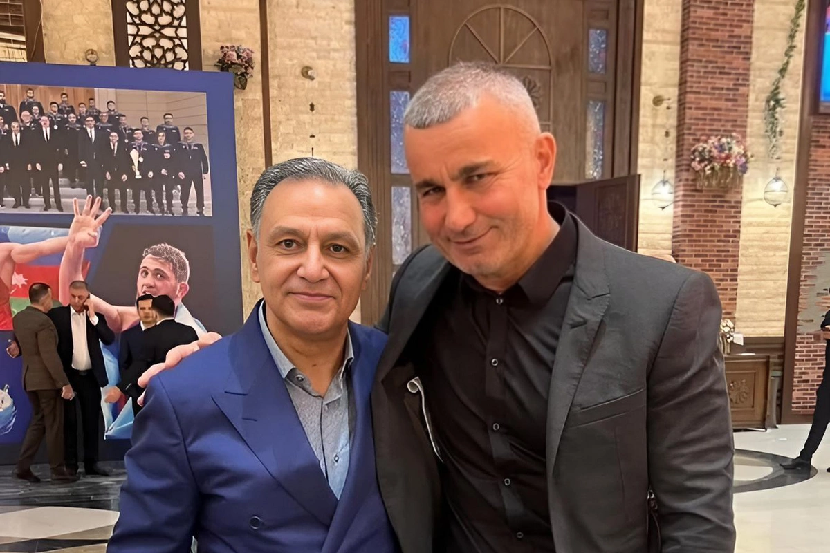 Hafka ilə Qurban Qurbanov bir arada