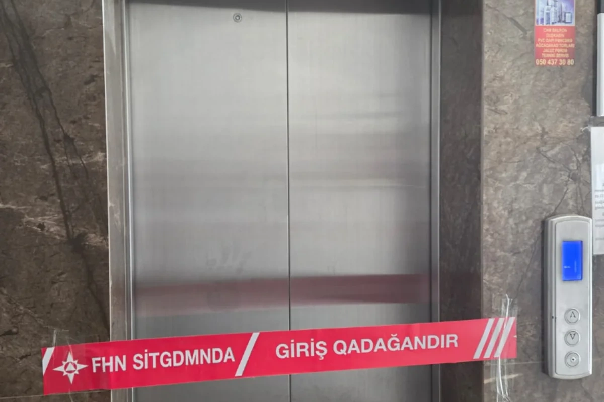 Bakıda bu yaşayış binasının liftləri dayandırıldı