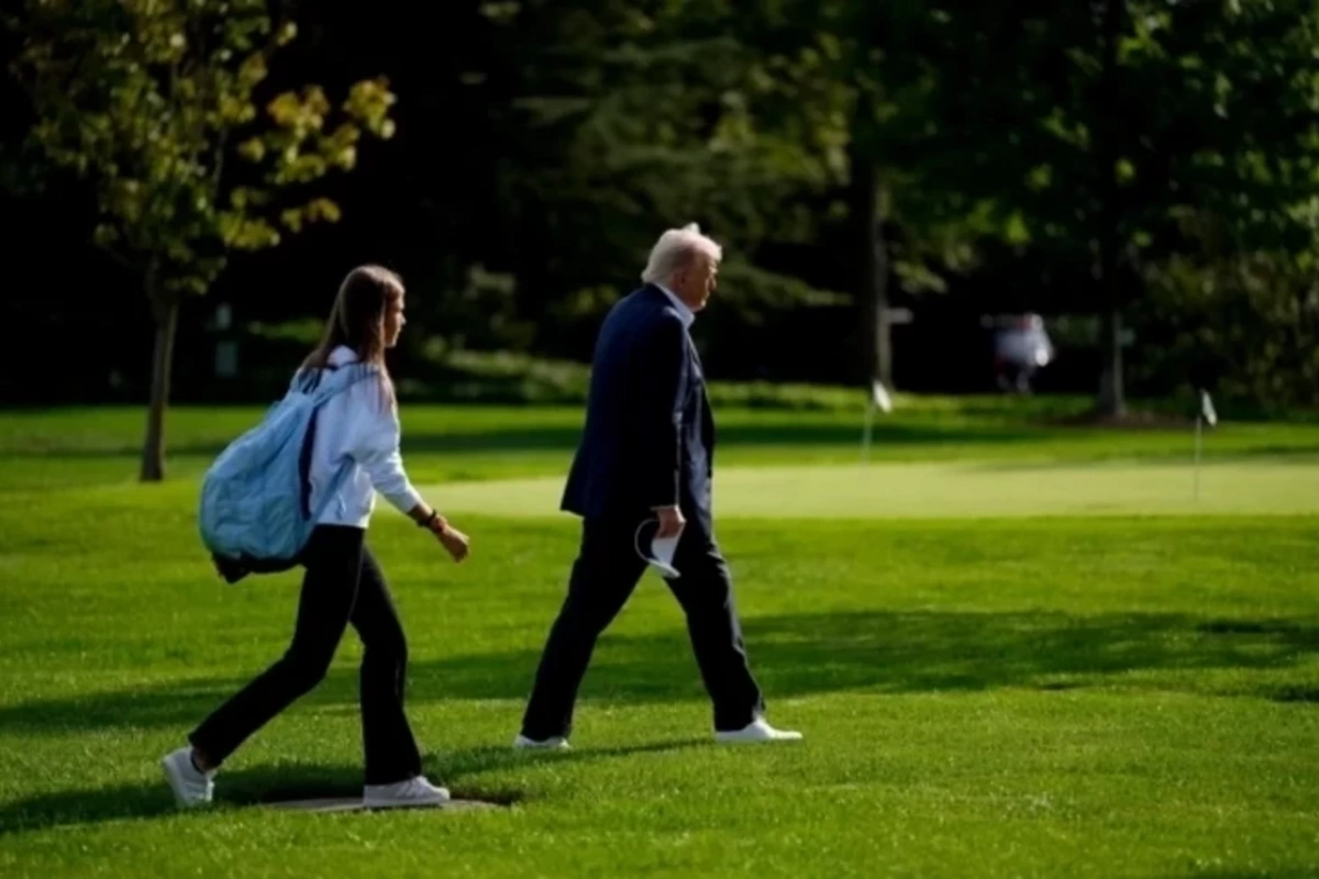 Внучка Трампа опубликовала видео с президентом США под песню казахстанского рэпера