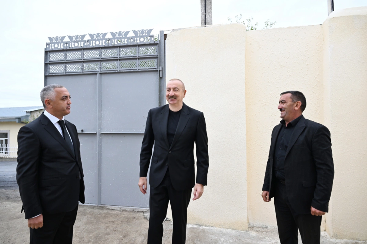 İlham Əliyev Xocalı rayonunun Seyidbəyli kəndində olub İlham Əliyev Xocalı rayonunun Seyidbəyli kəndində olub