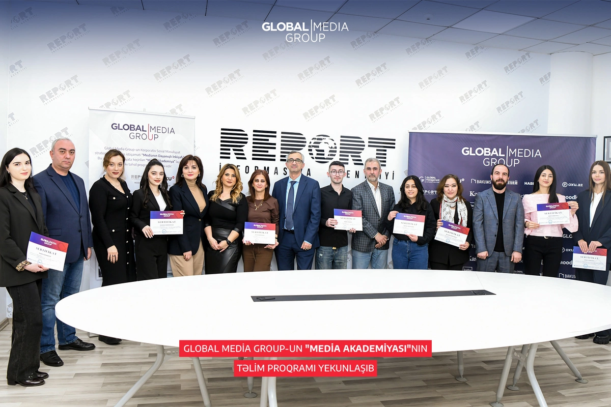 .Global Media Group Media Akademiyasının təlim proqramı yekunlaşıb