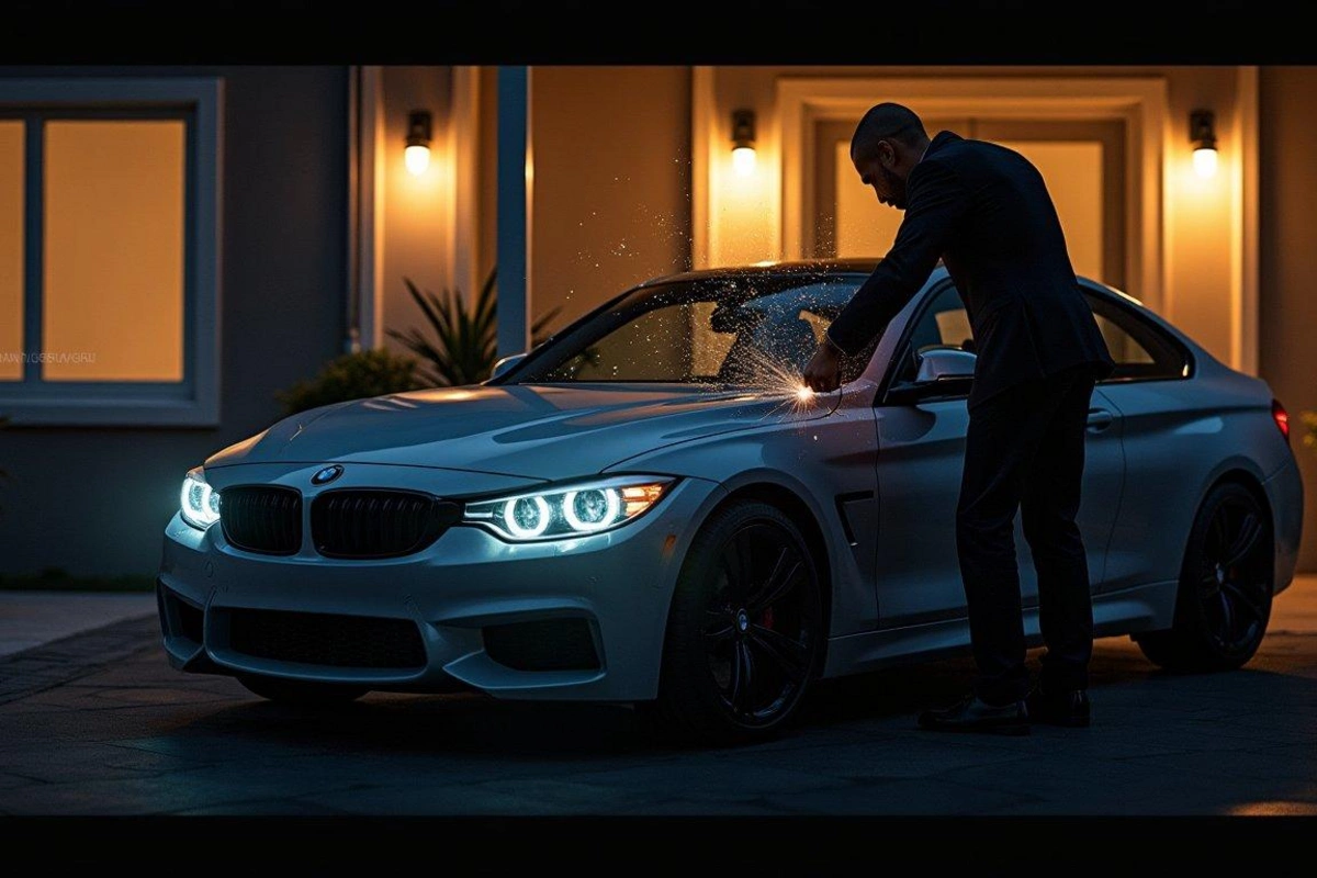 Bakıda sahibkar xanımın BMW-sindən oğurluq edilib