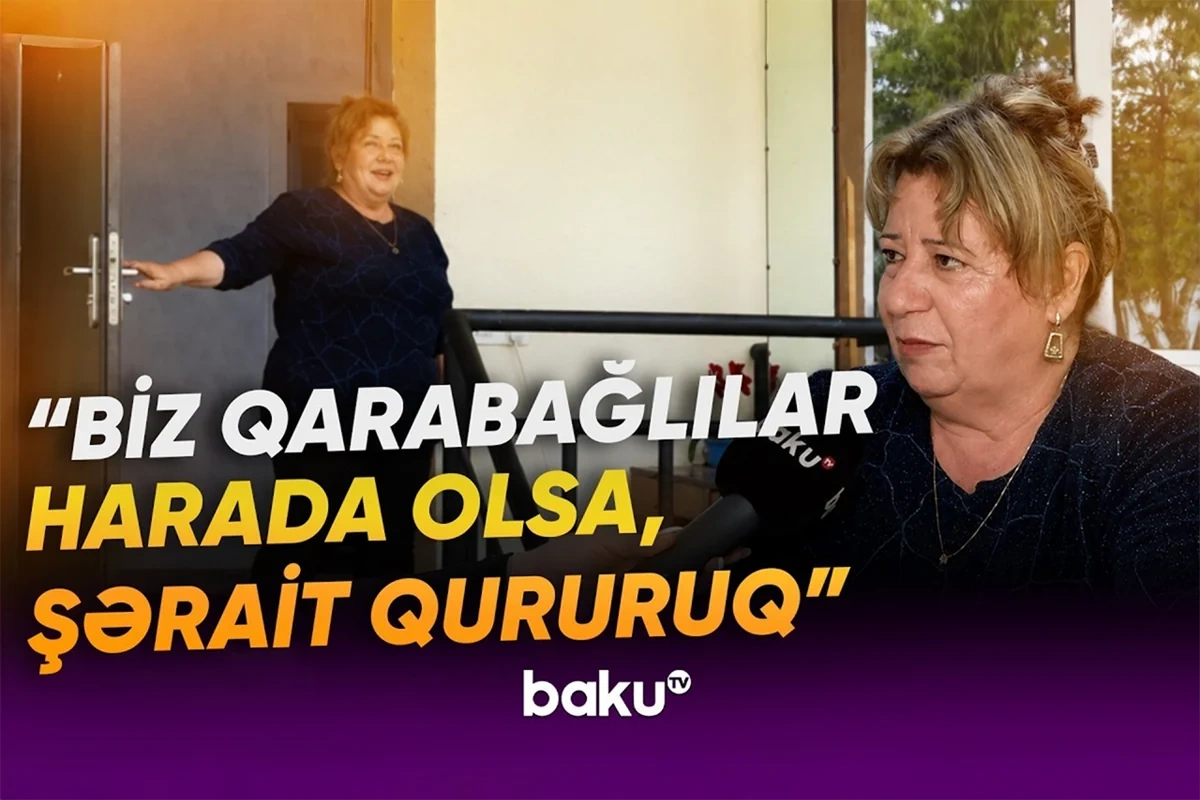 Baku TV Xocavənd sakinlərinin qonağı oldu: Bacarıqlı adam hər yerdə özünə güzaran qura bilər