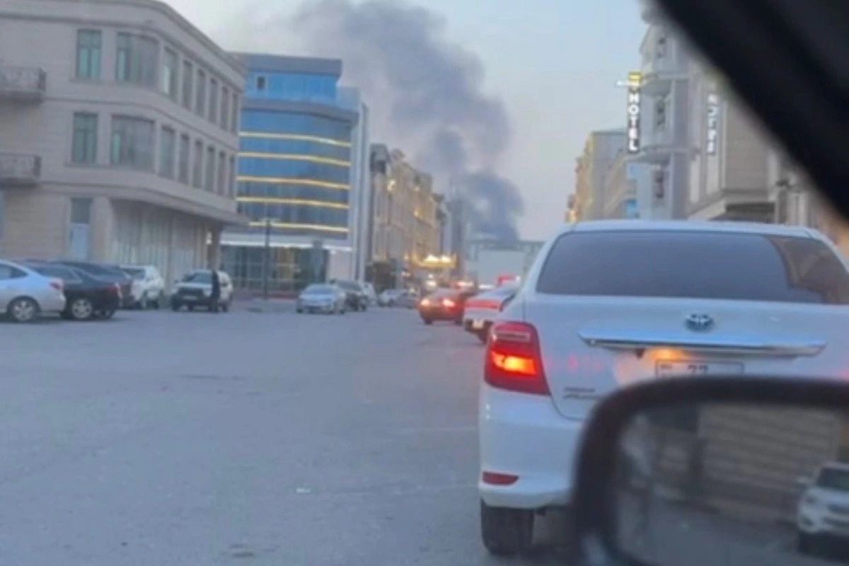 Bakıda güclü yanğın başlayıb