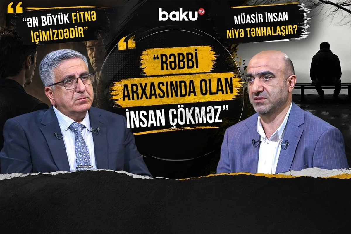 Ağa Hacıbəyli: Müasir insan özünü tənha yaşamağa məhkum edib