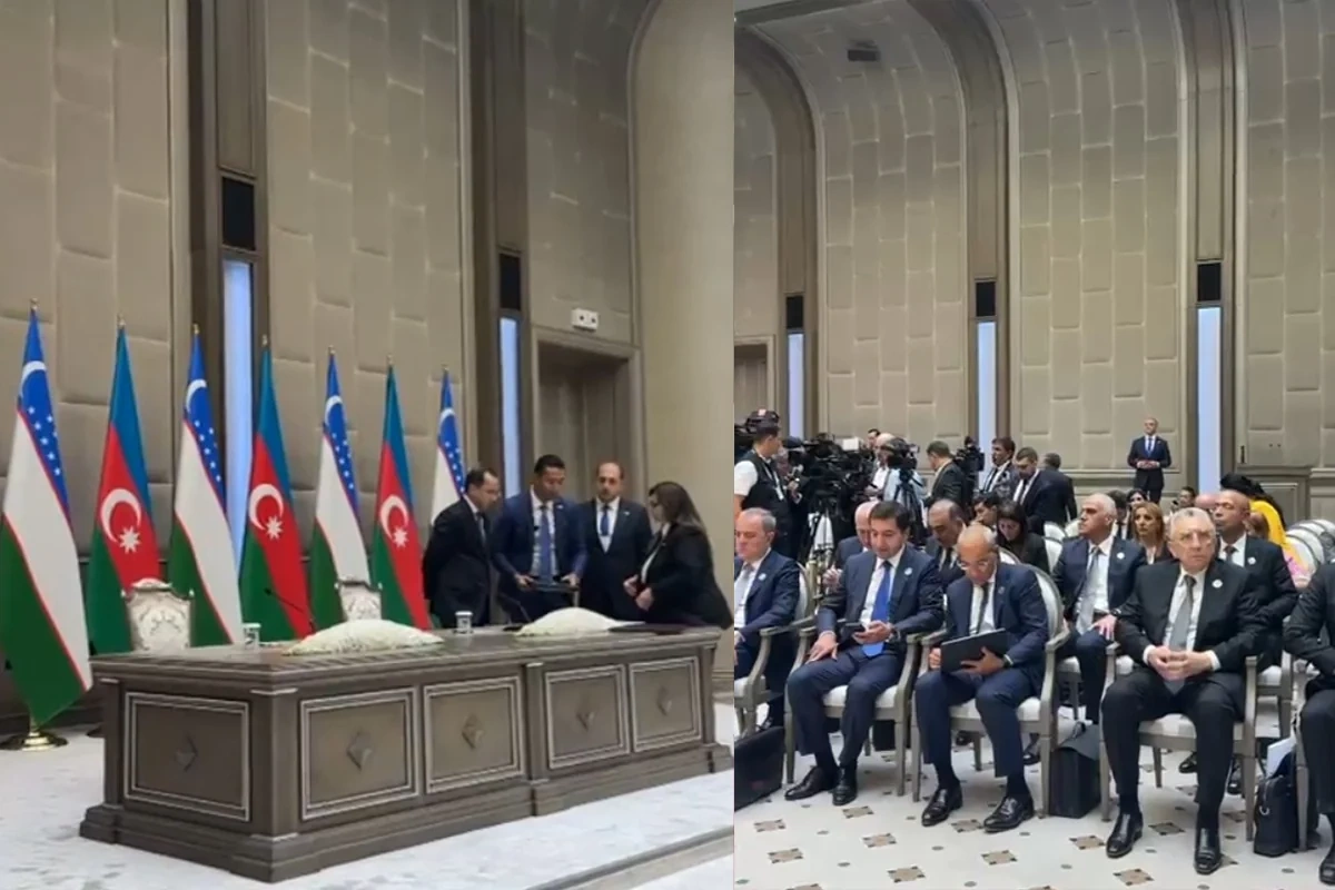 Azərbaycan və Özbəkistan liderlərinin bəyanatları öncəsi SON HAZIRLIQLAR