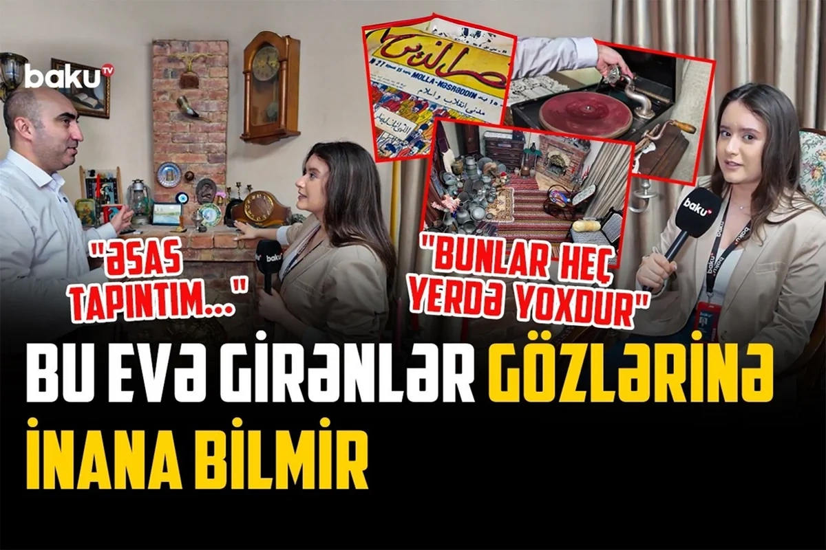 Hövsanda heyrətləndirən ev: Köhnə əşyalara ikinci həyat verdik