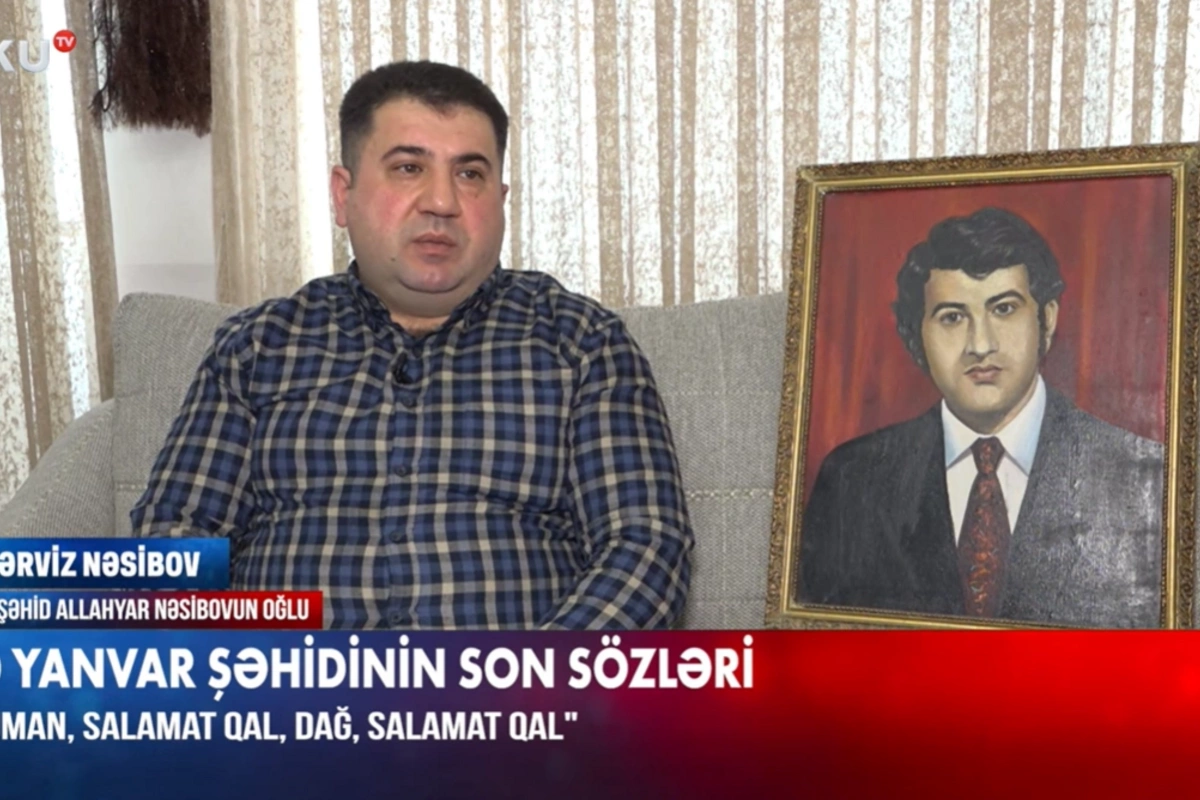 20 Yanvar şəhidinin oğlu: Atam hiss edirdi ki, bu gün nəsə baş verəcək