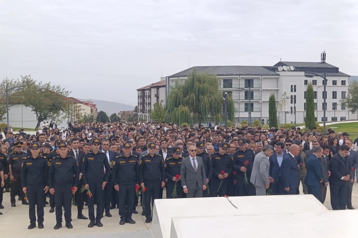 Xankəndidə Zəfər parkına yürüş olub