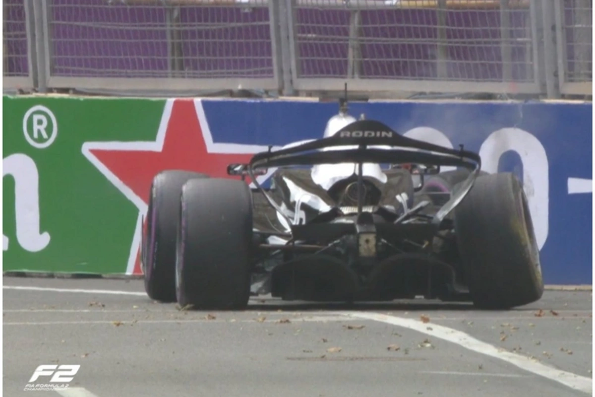 In the qualifying for the Azerbaijan Grand Prix F2, an accident occurred