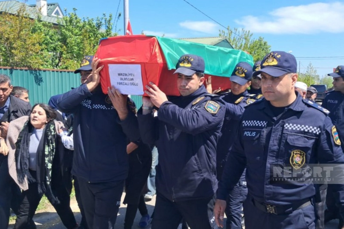 Cəbrayılda Birinci Qarabağ müharibəsinin şəhidi Ələsgər Mirzəliyevlə vida mərasimi keçirilib