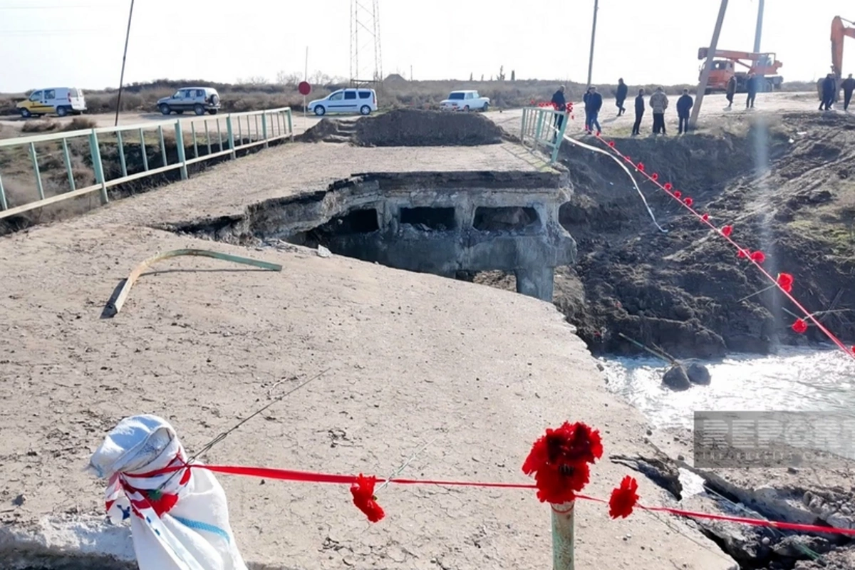 Sabirabadda uçan körpü yenidən tikiləcək